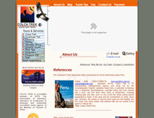 Tablet Screenshot of colcatrekperu.com